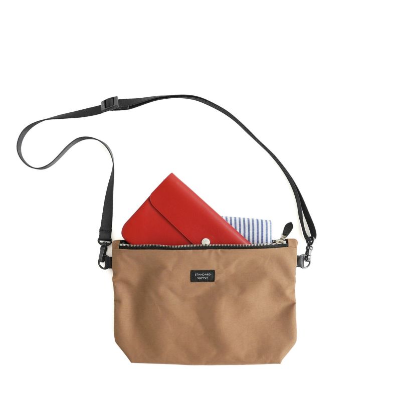 evergreen works STANDARD SUPPLY SIMPLICITY W ZIP SHOULDER M 雙拉鍊中型斜背包