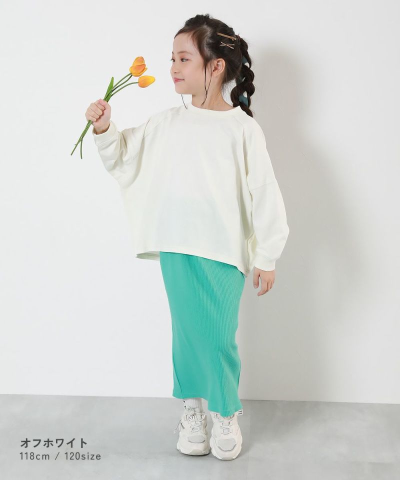 devirock 拼接縫線蝙蝠袖長袖T恤