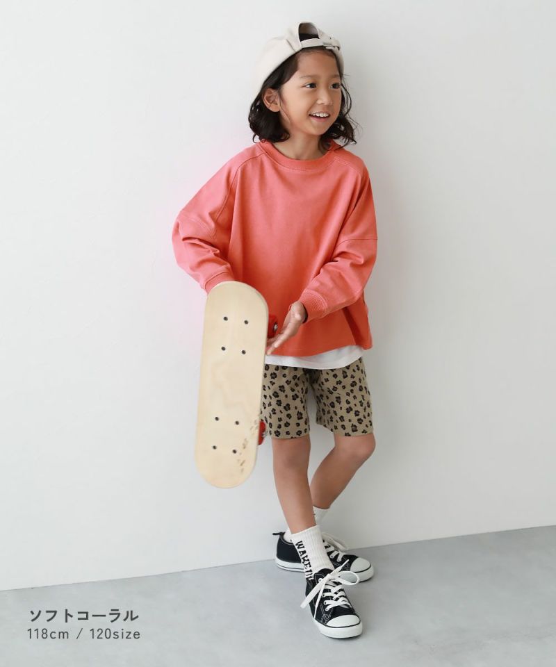 devirock 拼接縫線蝙蝠袖長袖T恤