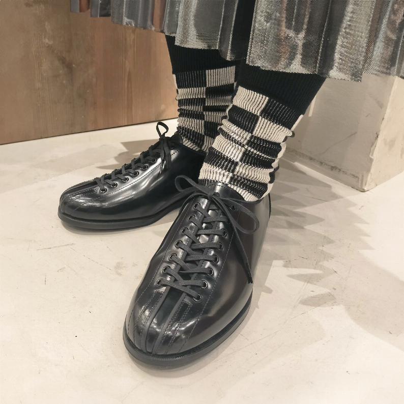 日本製HARUTA 復古保齡球風格皮鞋 #502