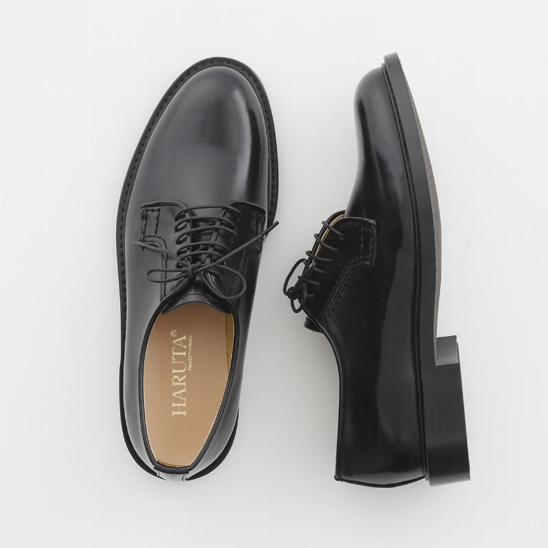 日本製HARUTA 簡約素面綁帶皮鞋 #711