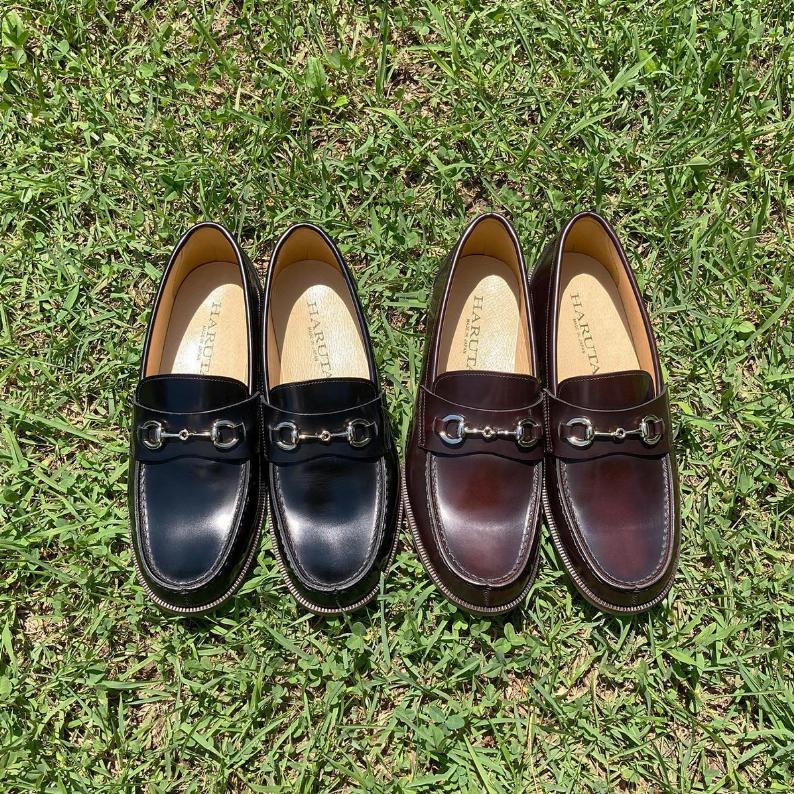 日本製 HARUTA 金屬飾扣樂福鞋 #922