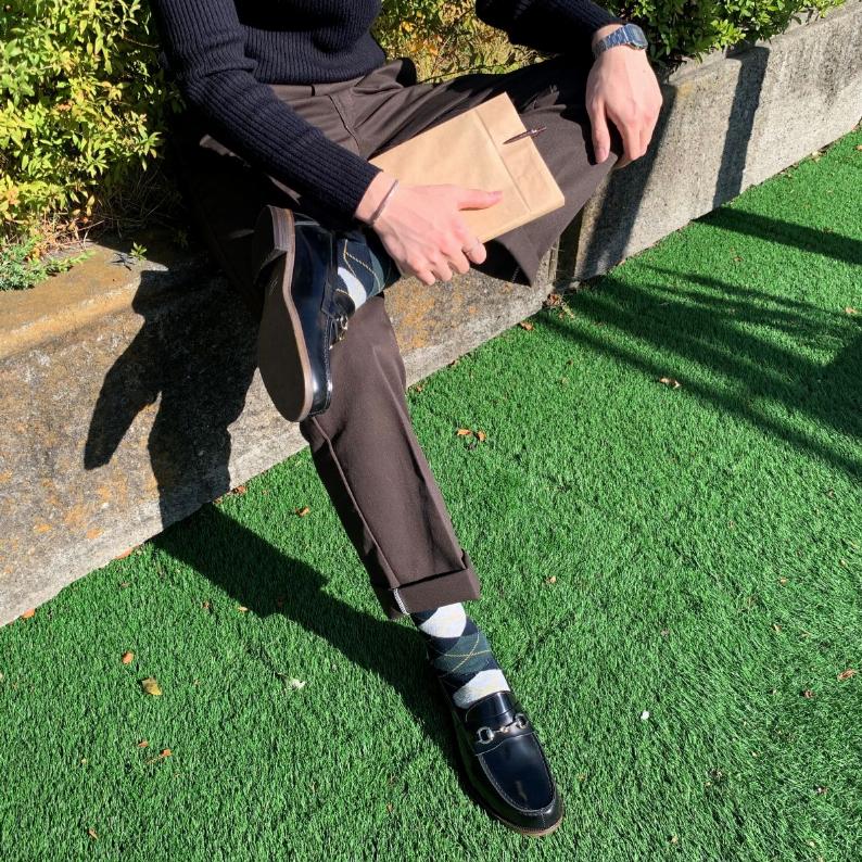 日本製 HARUTA 金屬飾扣樂福鞋 #922