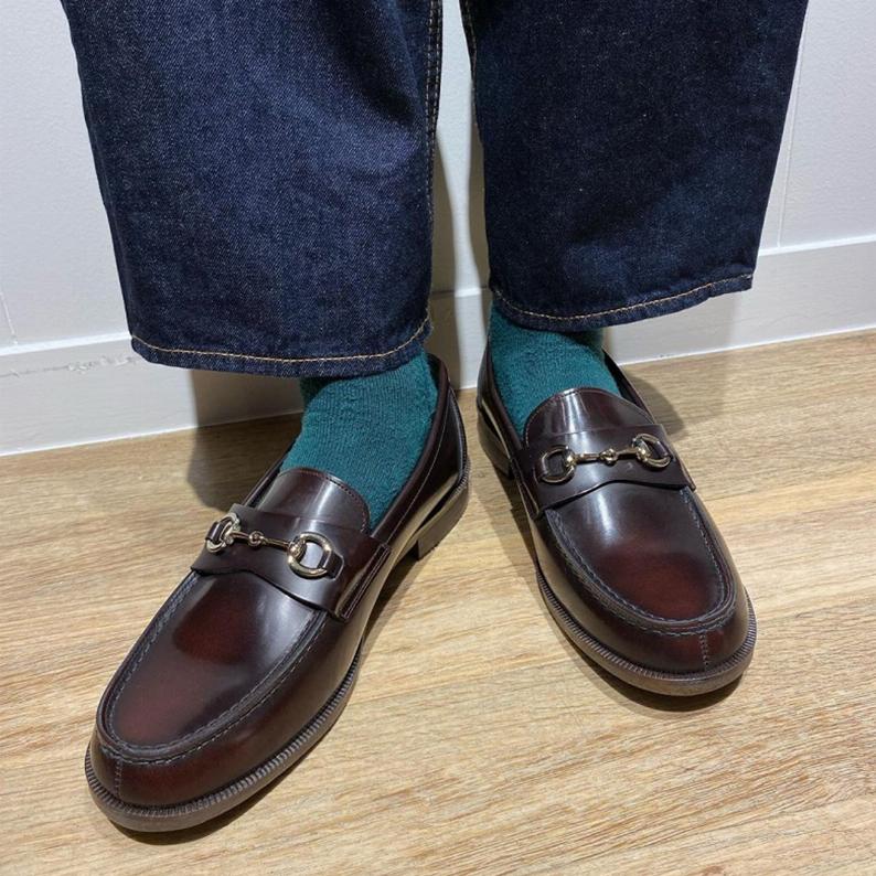 日本製 HARUTA 金屬飾扣樂福鞋 #922