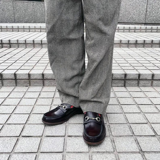 日本製 HARUTA 金屬飾扣樂福鞋 #922