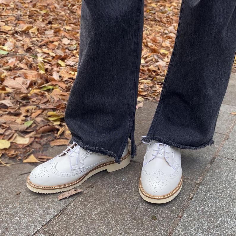 日本製HARUTA 雕花翼紋皮鞋 #379KS