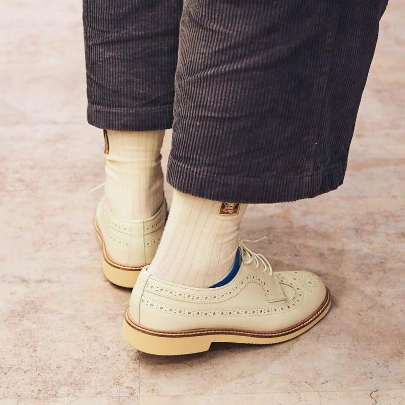 日本製HARUTA 雕花翼紋皮鞋 #379KS