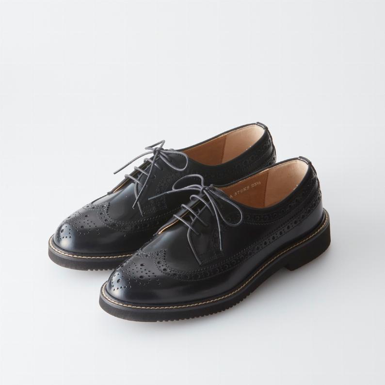 日本製HARUTA 雕花翼紋皮鞋 #379KS