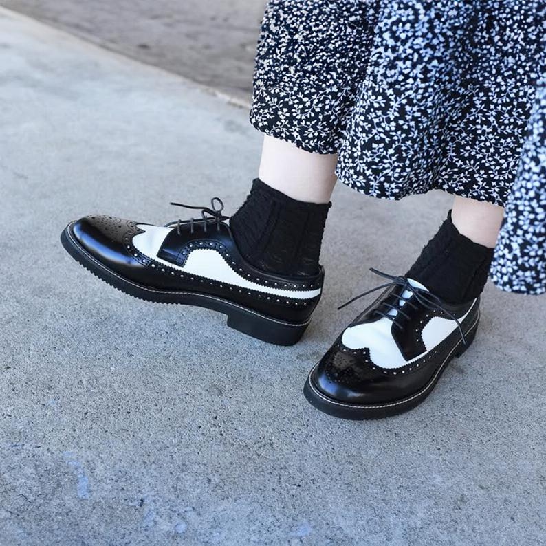 日本製HARUTA 雕花翼紋皮鞋 #379KS