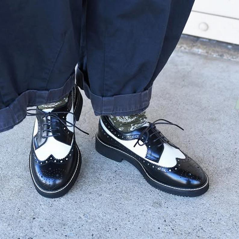 日本製HARUTA 雕花翼紋皮鞋 #379KS