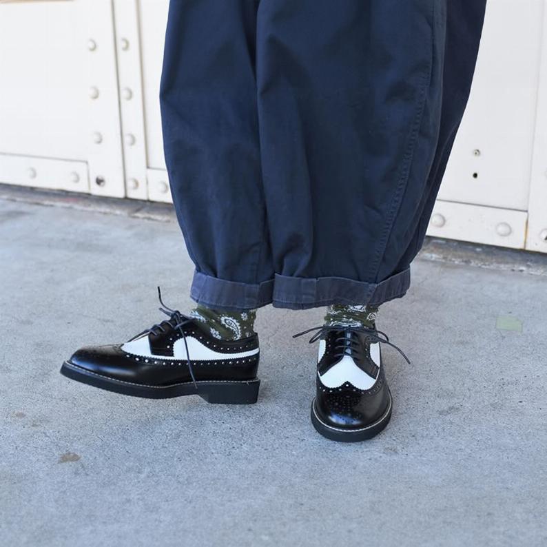 日本製HARUTA 雕花翼紋皮鞋 #379KS