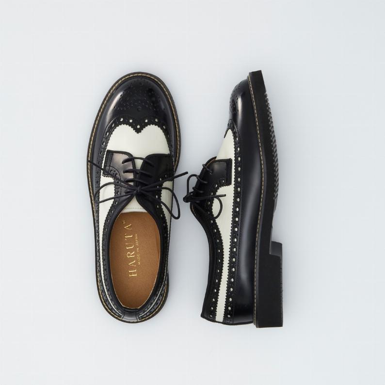 日本製HARUTA 雕花翼紋皮鞋 #379KS