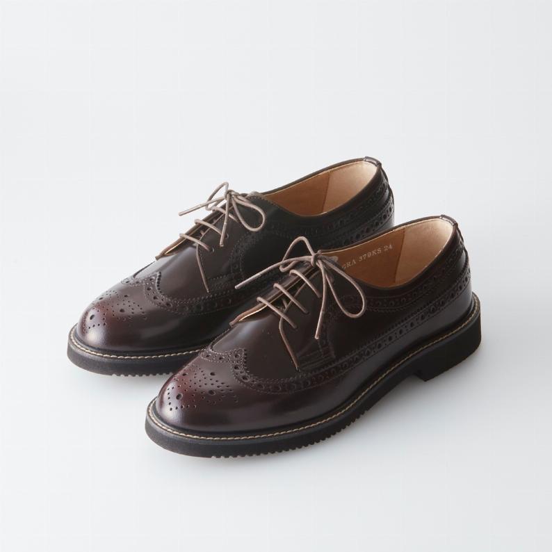 日本製HARUTA 雕花翼紋皮鞋 #379KS