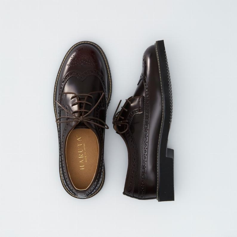 日本製HARUTA 雕花翼紋皮鞋 #379KS