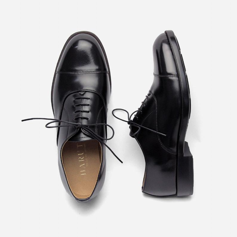 日本製HARUTA 超輕量直角翼紋綁帶皮鞋 #7191XL