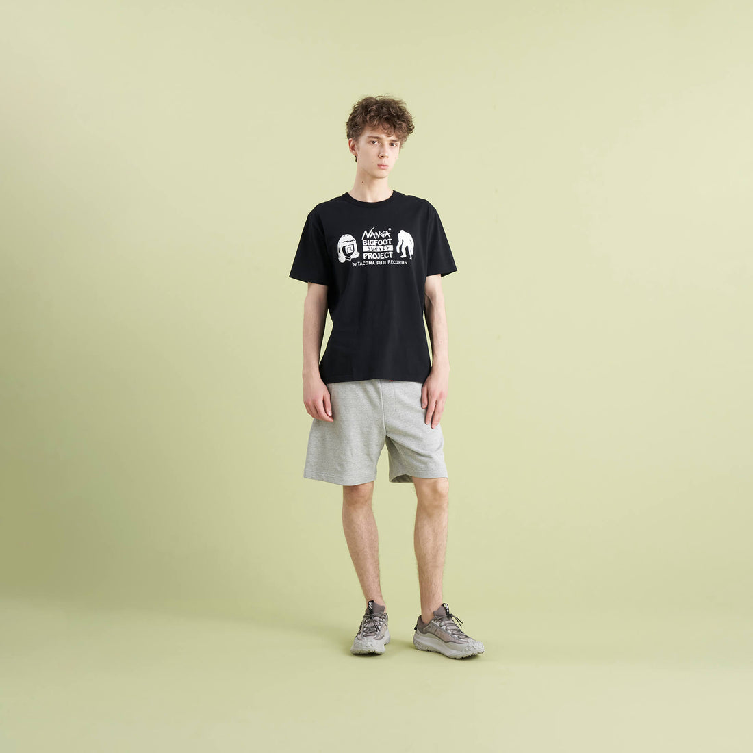 NANGA × TACOMA FUJI RECORDS LOGO標誌短袖T恤