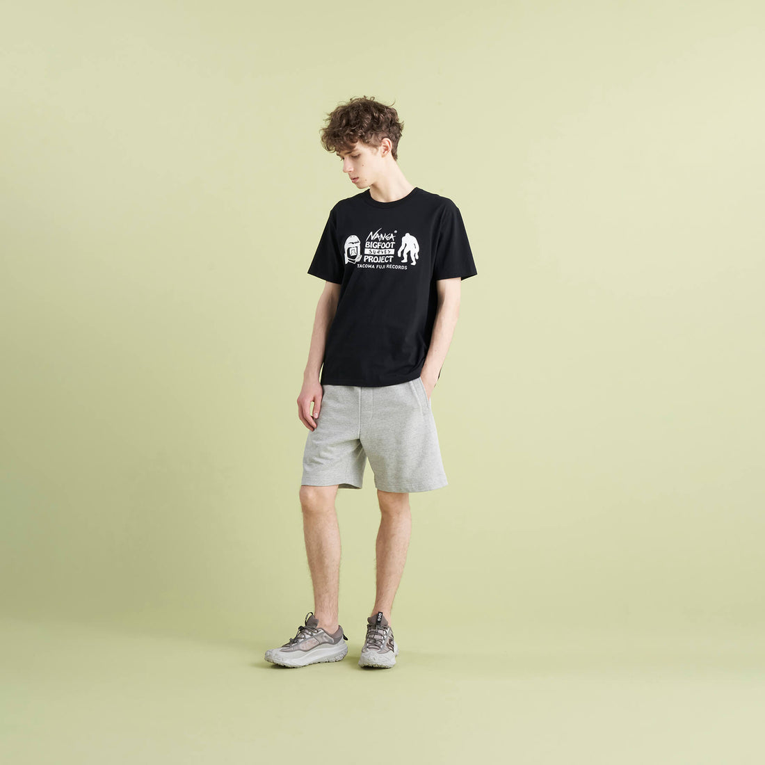 NANGA × TACOMA FUJI RECORDS LOGO標誌短袖T恤