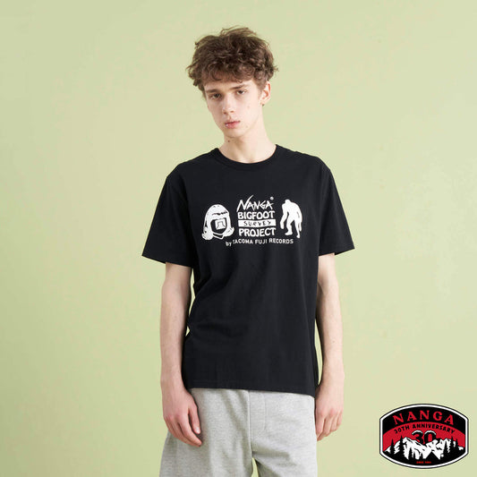 NANGA × TACOMA FUJI RECORDS LOGO標誌短袖T恤