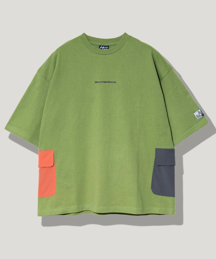 go slow caravan MOUNTAIN MANIA x GSC SHORT SLEEVE TEE SIDE POCKET (MENS) 短袖上衣
