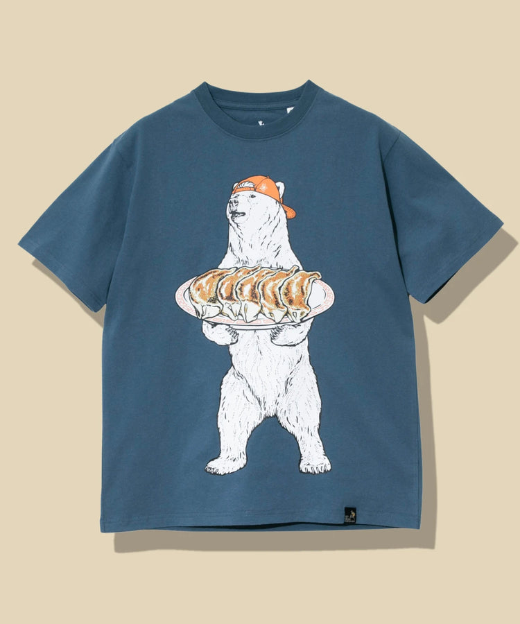 go slow caravan USA COTTON TEE (MENS/WOMENS) 煎餃熊印花短袖T恤