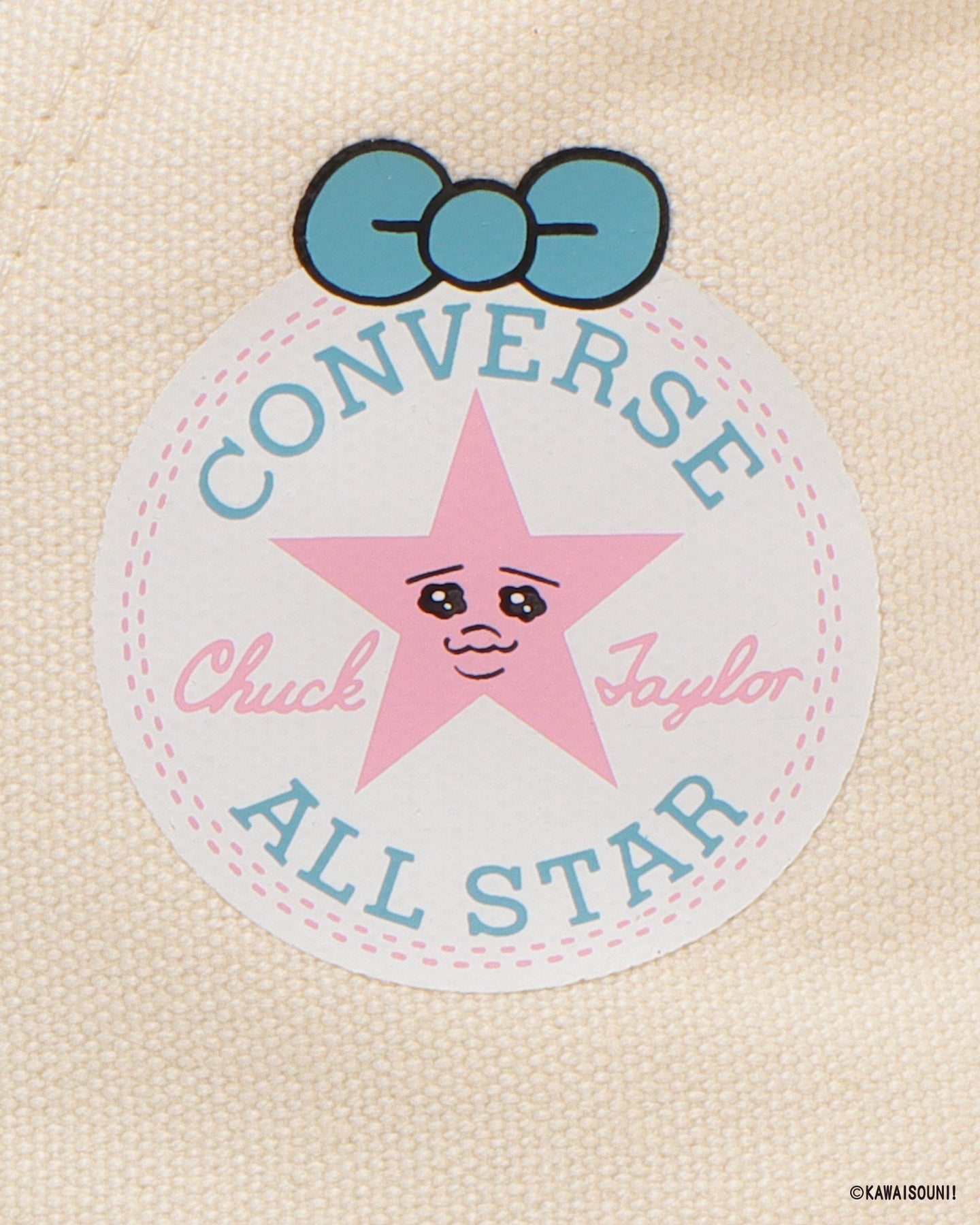 日本限定 CONVERSE X KAWAISOUNI! ALL STAR KM HI 聯名高筒帆布鞋