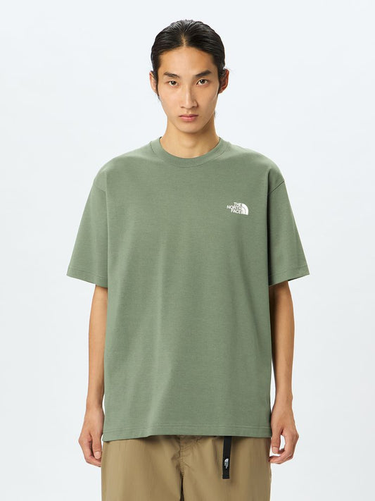 THE NORTH FACE Back Square Traverse Logo Tee 印花短袖T恤