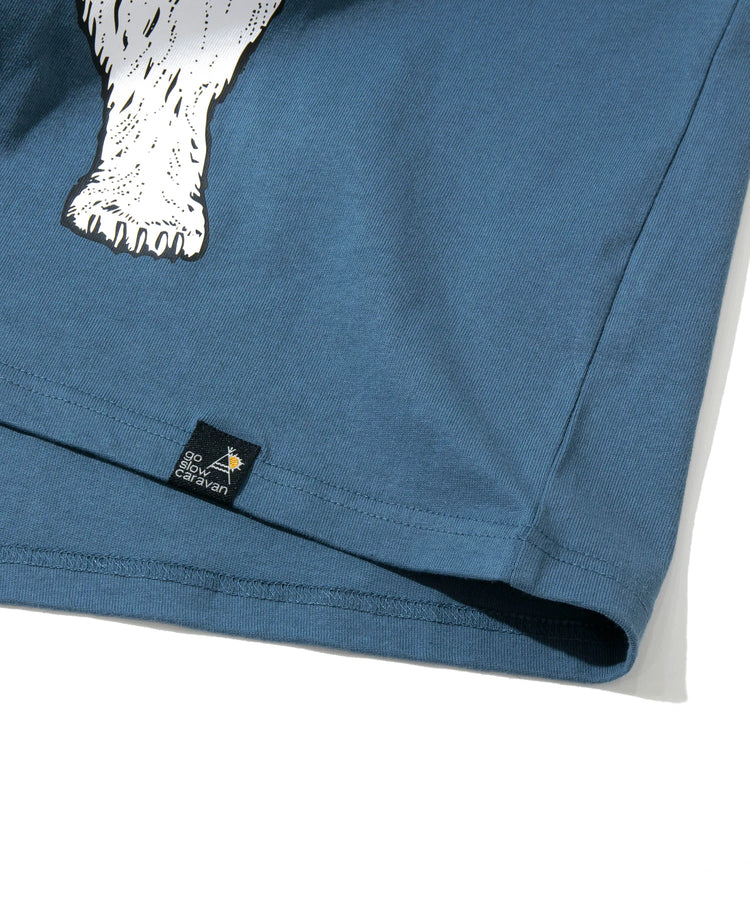 go slow caravan USA COTTON TEE (MENS/WOMENS) 煎餃熊印花短袖T恤