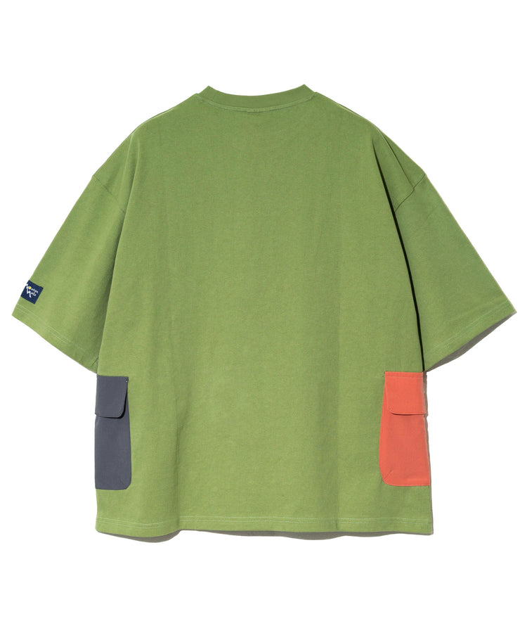 go slow caravan MOUNTAIN MANIA x GSC SHORT SLEEVE TEE SIDE POCKET (MENS) 短袖上衣