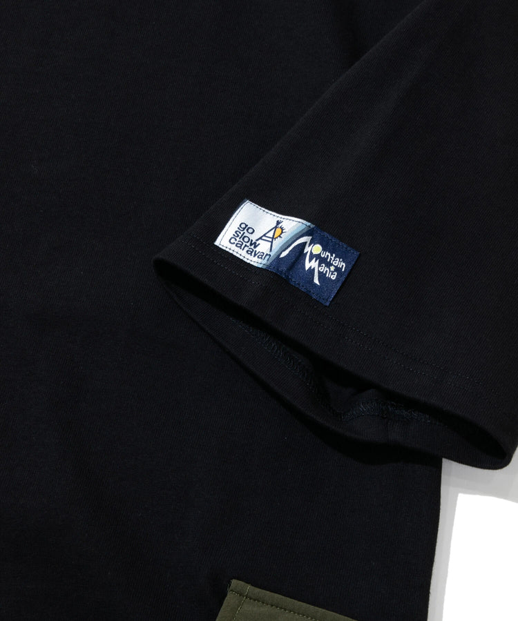 go slow caravan MOUNTAIN MANIA x GSC SHORT SLEEVE TEE SIDE POCKET (MENS) 短袖上衣