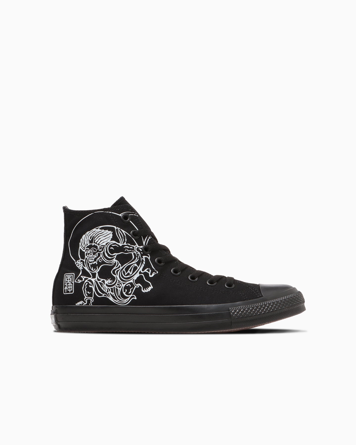 日本限定 CONVERSE ALL STAR FUJINRAIJIN HI 限定設計高筒帆布鞋