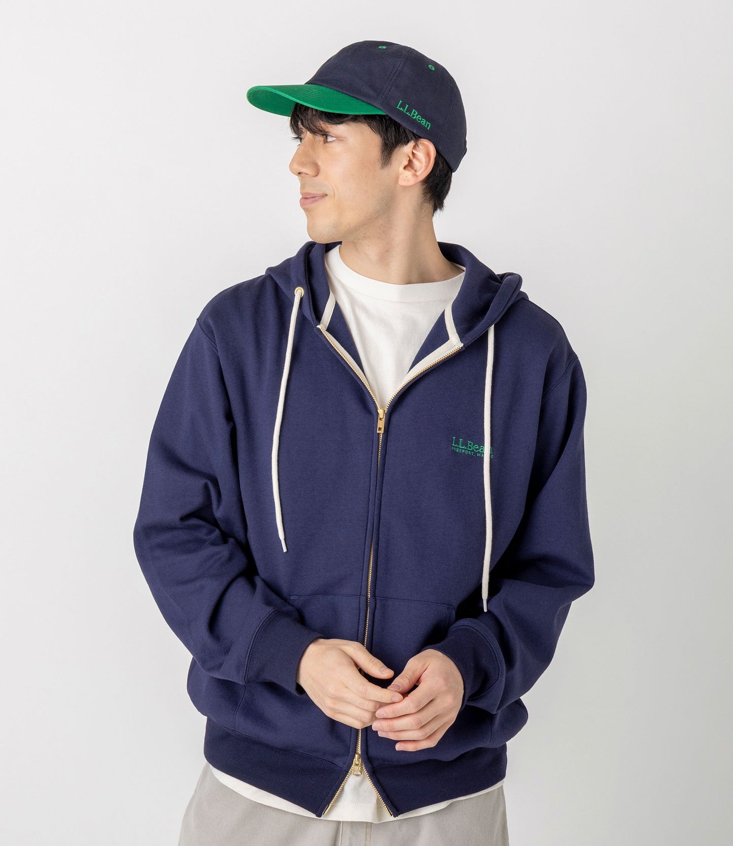 日本限定 L.L.Bean Portage Full-Zip Hooded Sweatshirt 拉鍊連帽外套