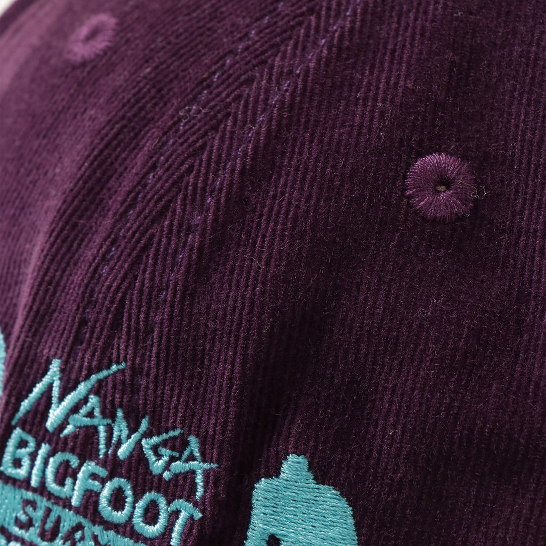 NANGA × TACOMA FUJI RECORDS Bigfoot Survey Project Logo 燈芯絨棒球帽