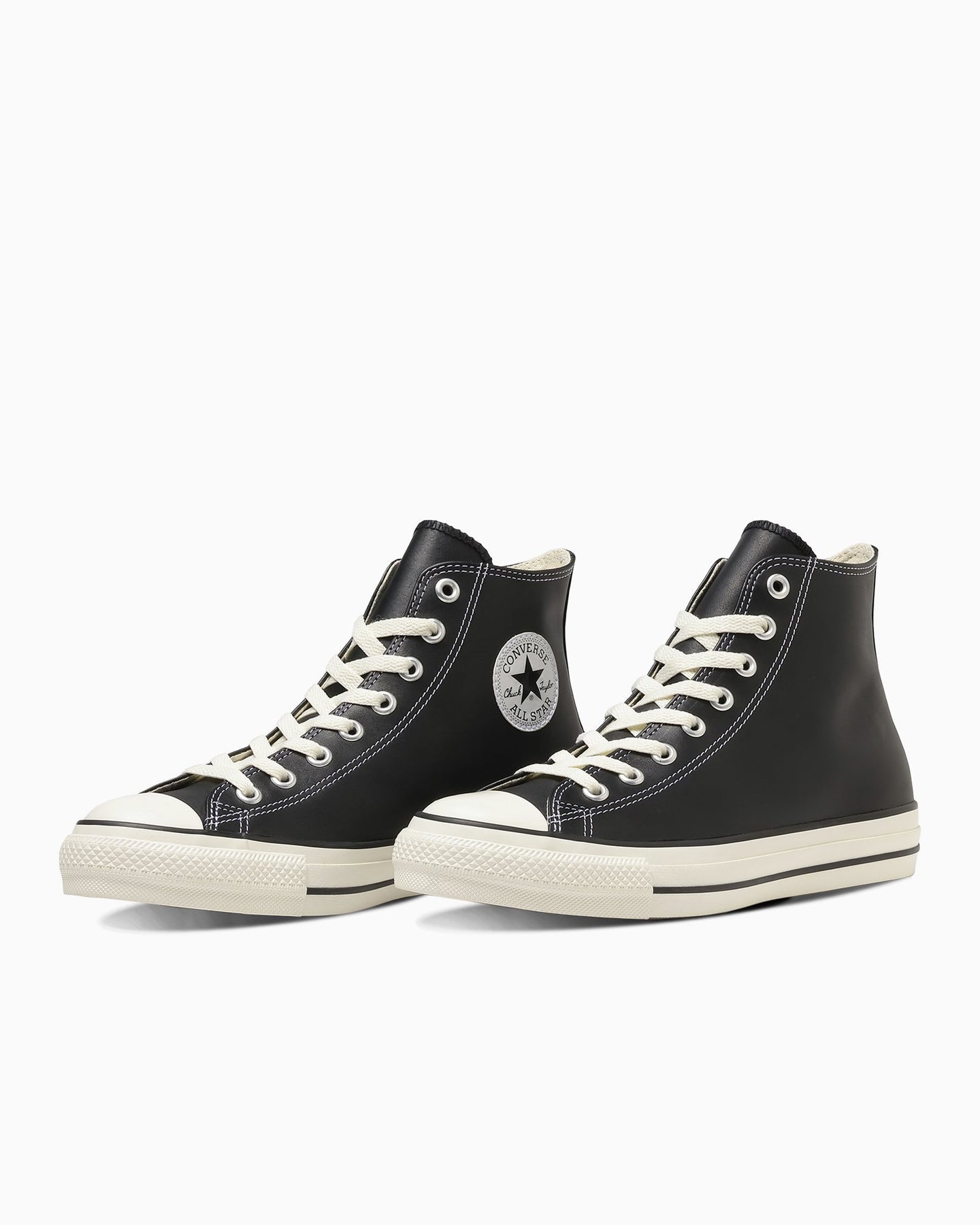 日本限定 CONVERSE LEATHER ALL STAR Ⓡ HI 皮革高筒帆布鞋