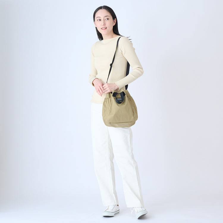 FREDRIK PACKERS 210D BLOOM SHOULDER *BLACK NAME 手提單肩包