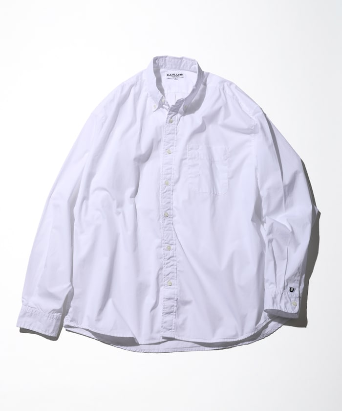 CAHLUMN Magazine Pocket Broadcloth B.D Shirt 口袋寬版襯衫