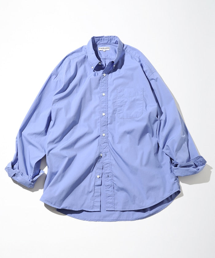 CAHLUMN Magazine Pocket Broadcloth B.D Shirt 口袋寬版襯衫