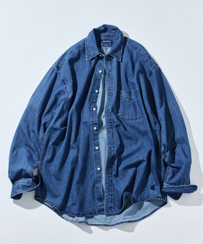 NAUTICA 復古牛仔BD襯衫