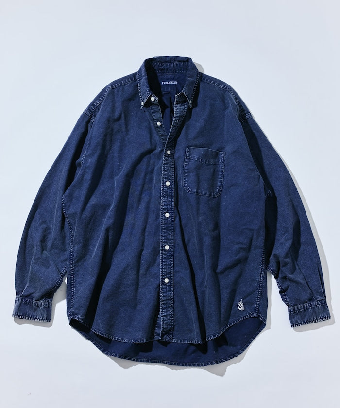 NAUTICA 復古牛仔牛津襯衫
