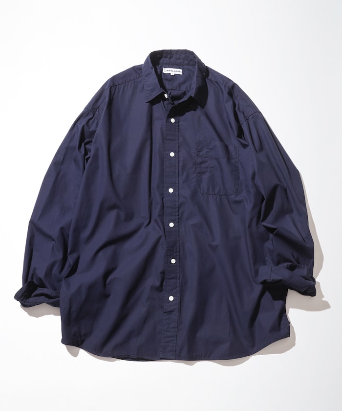 CAHLUMN Magazine Pocket Broad Shirt 寬版長袖口袋襯衫