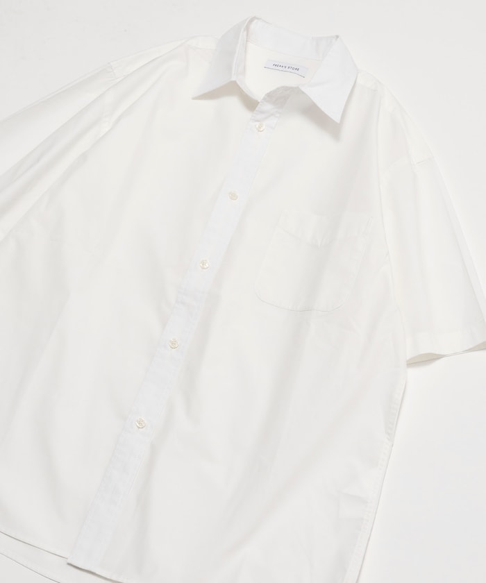 FREAK'S STORE Relaxed Fit Typewriter Regular Collar Short Sleeve Shirt 短袖口袋襯衫