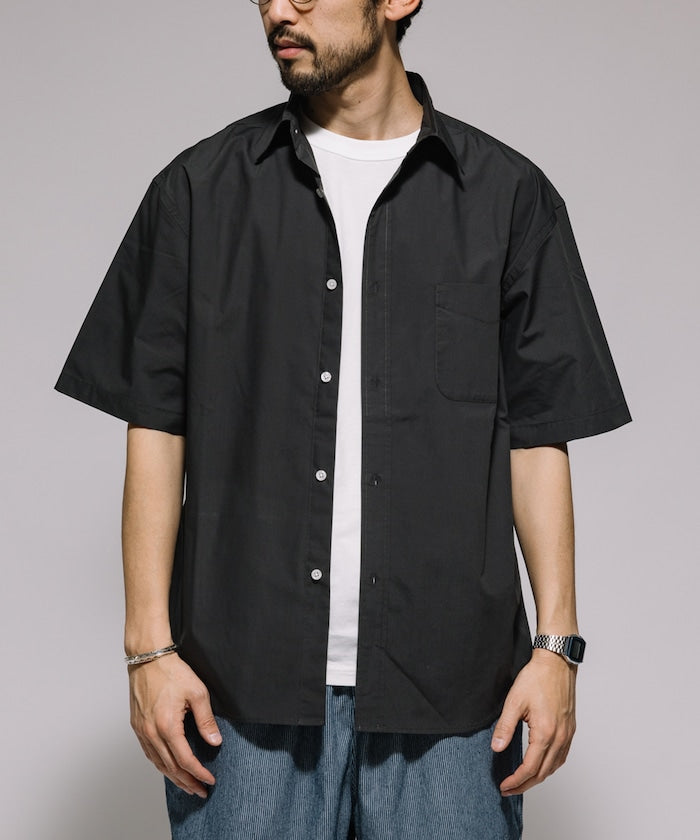 FREAK'S STORE Relaxed Fit Typewriter Regular Collar Short Sleeve Shirt 短袖口袋襯衫