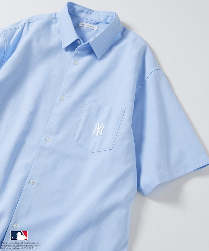 FREAK'S STORE MLB Major League Baseball Oxford shirt 短袖牛津襯衫