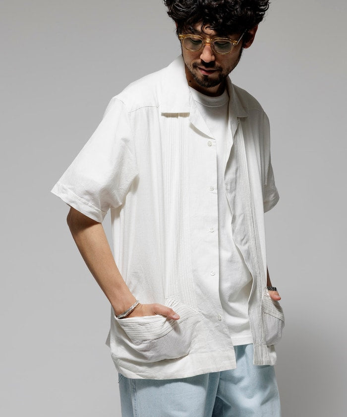 FREAK'S STORE Relaxed Fit Cuban Shirt Short Sleeve 短袖古巴襯衫