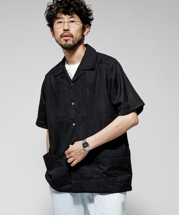 FREAK'S STORE Relaxed Fit Cuban Shirt Short Sleeve 短袖古巴襯衫