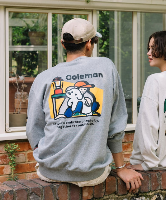 Coleman × Matsui × FREAK'S STORE 聯名款限定圓領大學T-Matsui Hug