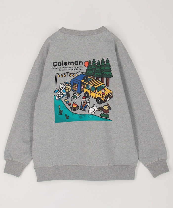 Coleman × Matsui × FREAK'S STORE 聯名款限定圓領大學T-Lake Side Camp