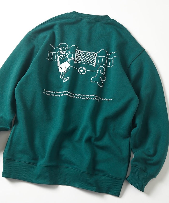 FREAK'S STORE x Tombonia Collaboration Football Back Print Sweatshirt 足球圖案大學T