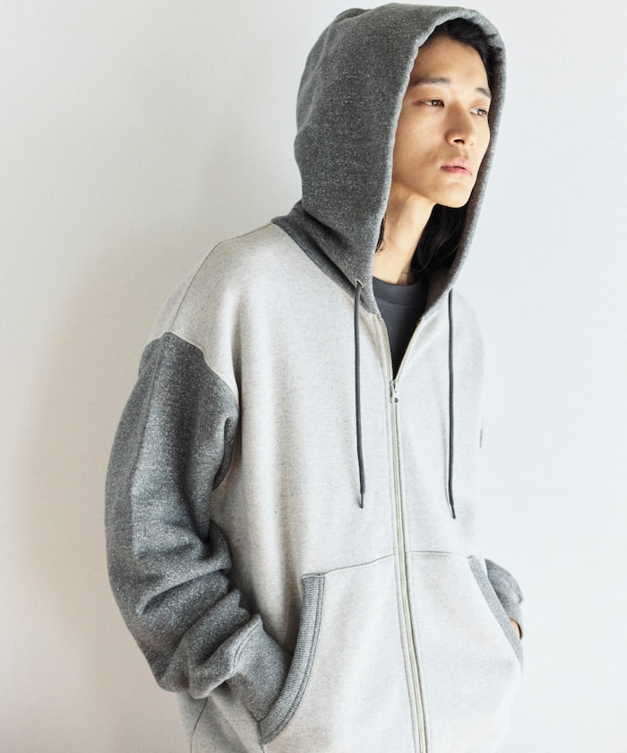 FREAK'S STORE COMFORT HEATHER 復古拉鍊連帽外套