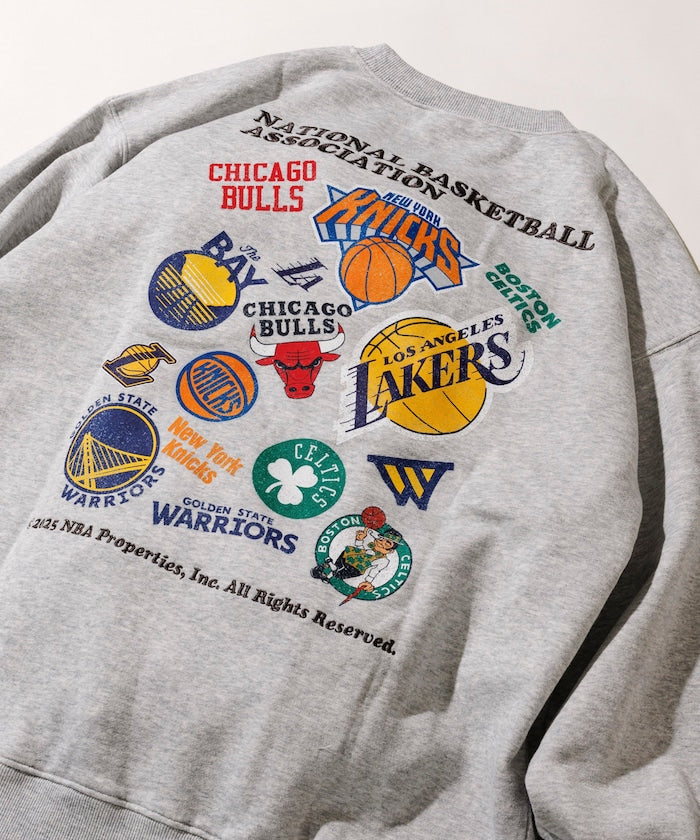 FREAK'S STORE NBA Special Order Random Team Back Logo Print Sweatshirt 隨機球隊標誌大學T