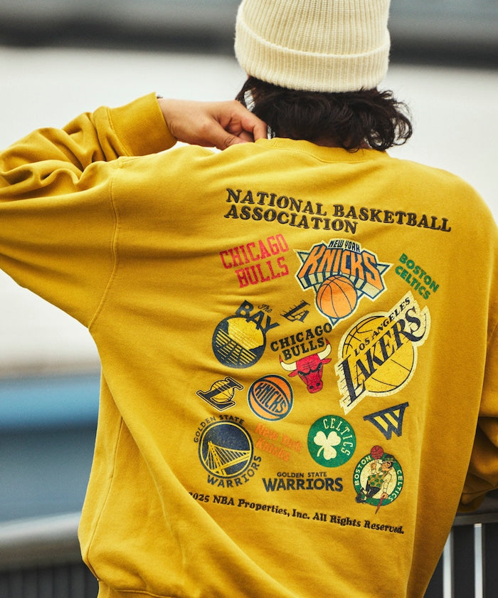 FREAK'S STORE NBA Special Order Random Team Back Logo Print Sweatshirt 隨機球隊標誌大學T